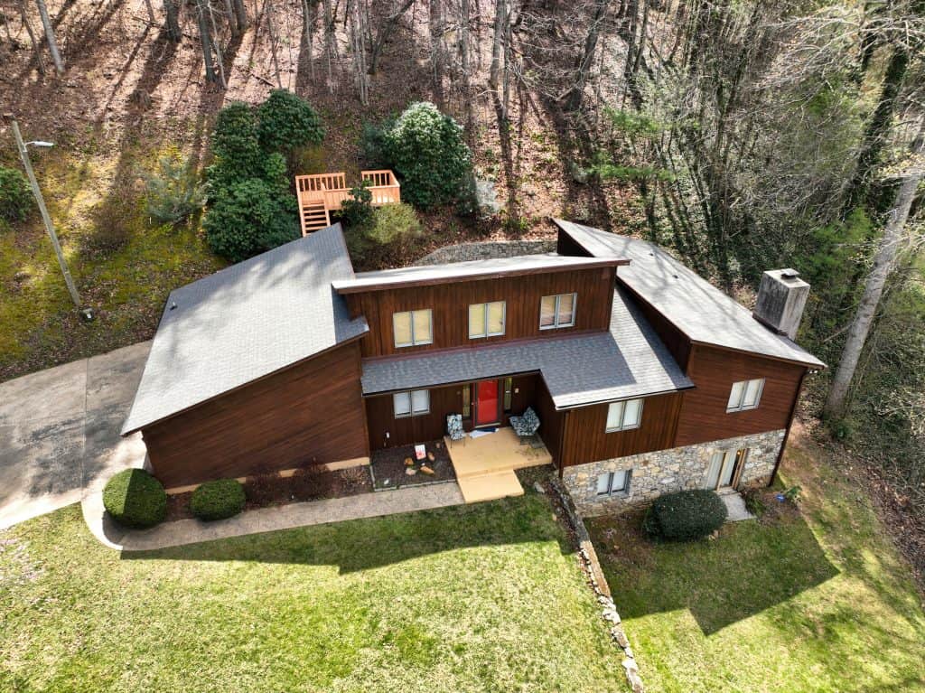 new roof on a home near wilderness rd in north asheville 25