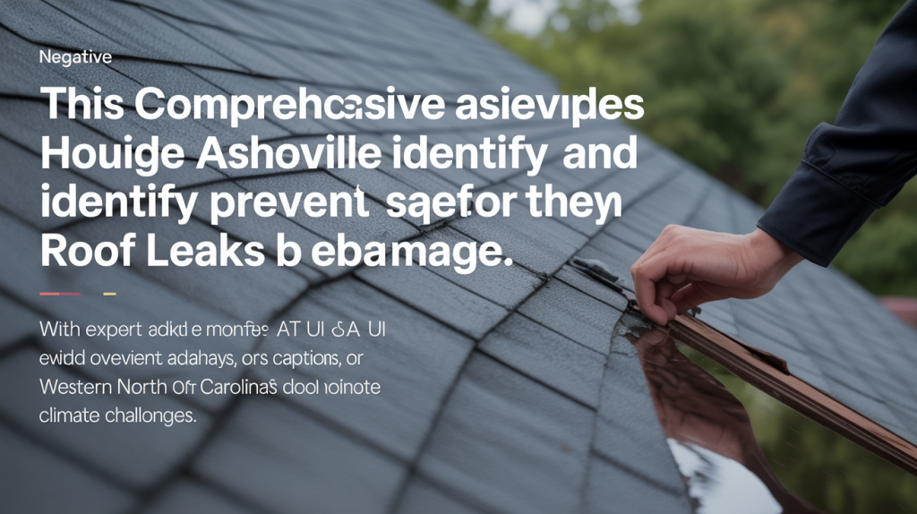 roof leak prevention: protecting your asheville home from water damage